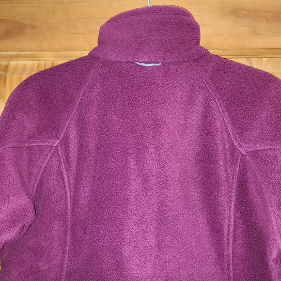 Columbia Purple Full Zip Fleece Jacket - Picture 6 of 6